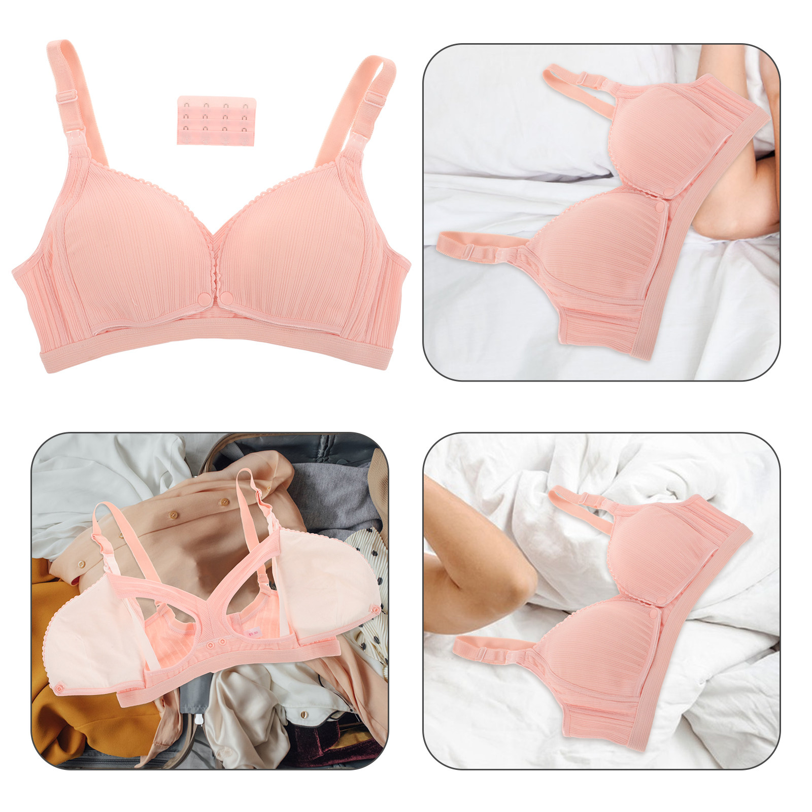 Wireless Nursing Bra Pink Ribb - Nursing Bra Clip review and price