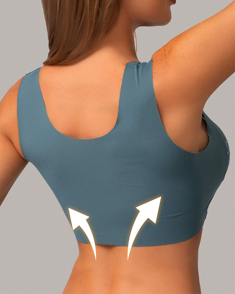 FINETOO 4Pcs Plus Size Sexy Cr - T Shirt Bra Seamless review and price